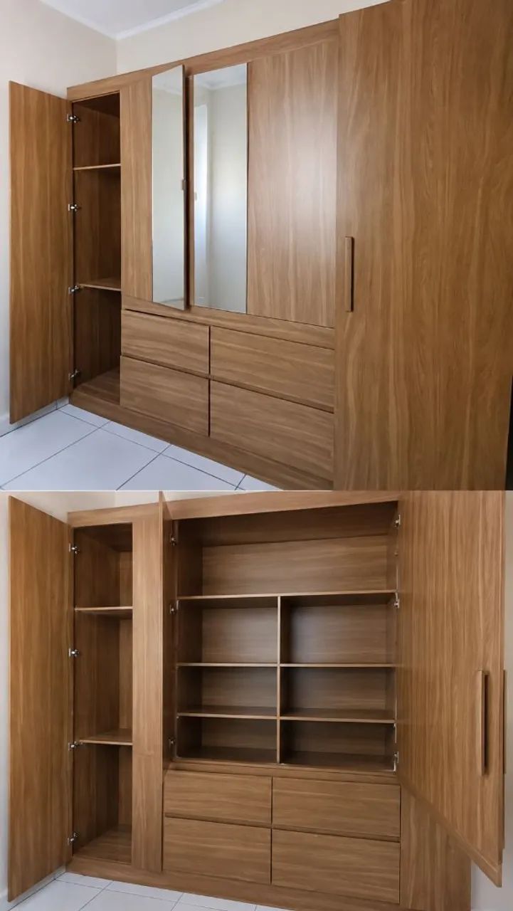 GUARDA-ROUPA COM ESPELHO  - Foto 3