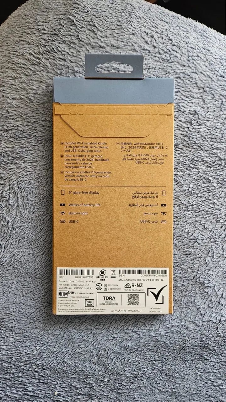     Kindle 11ª Geração 16GB - Novo, Completo e Sem Marcas - Foto 3