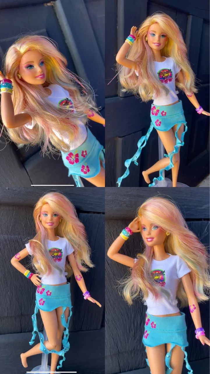 Boneca Barbie Zara Larsson customizada  - Foto 5