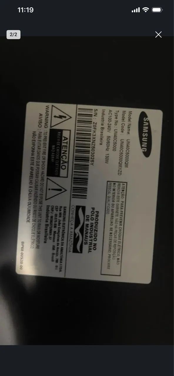 Tv Samsung 40 polegadas ?não é smart?  - Foto 3