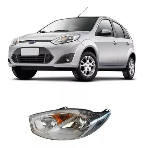 Farol Fiesta Rocam 2010 2011 2012 2013 Cromado Esquerdo