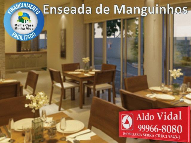 ARV36- Apartamento 2 quartos com suíte e varanda, Manguinhos Serra. - Foto 4