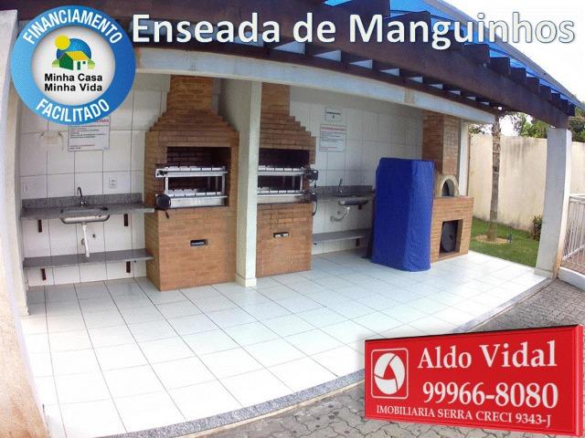 ARV38- Apto 2 quartos Varanda,Suíte,Lazer Club. Manguinhos Serra - Foto 4