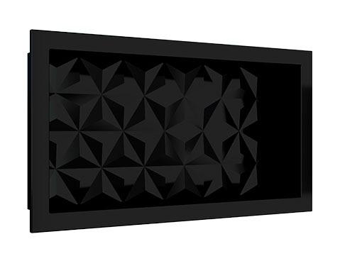 Excelente Organizador Nicho Em Mármore Sintético 60x30 Cozimax Preto - Foto 3