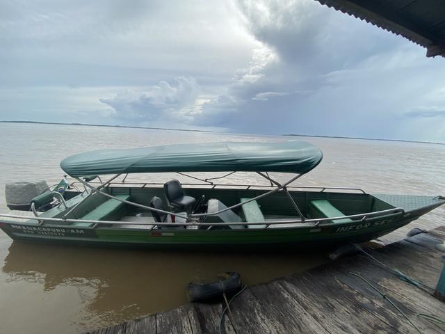 Lancha com motor 40hp - Foto 6