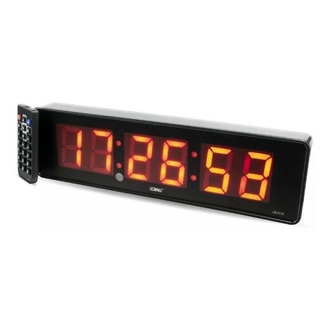Relógio e Cronômetro Digital de Parede Mesa Led LE-2113 Lelong com Controle Remoto Timer - Foto 3