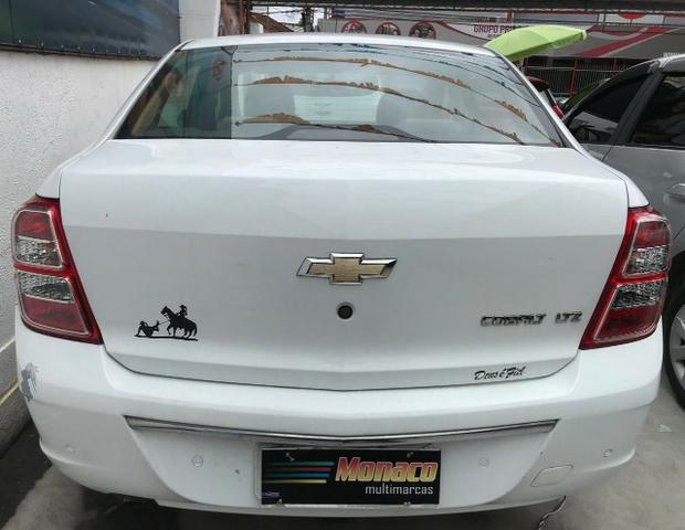 Chevrolet Cobalt ltz 1.4 completo c/ multimídia _ peq entrada + 48x 669,99 fixas - Foto 2