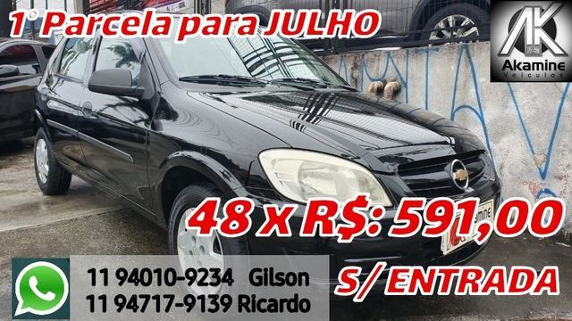 Gm - Celta Spirit 1.0 - Aceitamos Moto -Financiamento 1ª Parcela pra Agosto