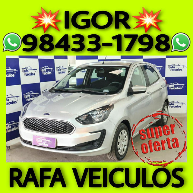FORD KA SE 1.0 FLEX 2019 1 MIL DE ENTRADA NA RAFA VEICULOS NBV