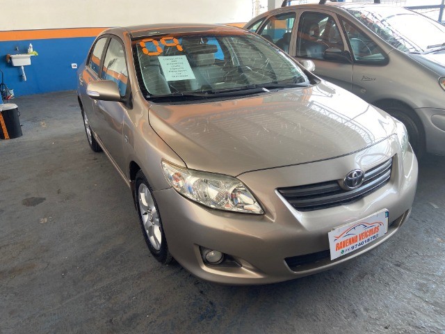 COROLLA XEI 1.8 AUTOMÁTICO 2009 COMPLETO TOP PNEUS ZERO