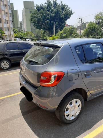 RENAULT SANDERO CINZA 1.0 2015/2016