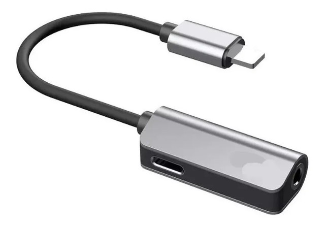 Adaptador De iPhone Fone Musica e Carregamento Simultâneo - 259