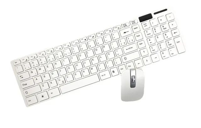 Teclado e Mouse Sem Fio 