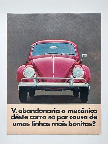 VW 1600 Zé do Caixão - Propaganda de revista - Foto 2