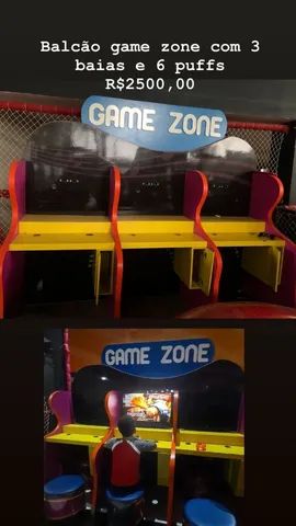 Balcão game zone acompanhado de 6 puffs - Foto 2
