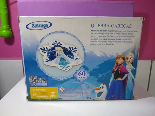 Quebra-Cabeças 100 Peças Frozen Disney Xalingo : : Brinquedos  e Jogos