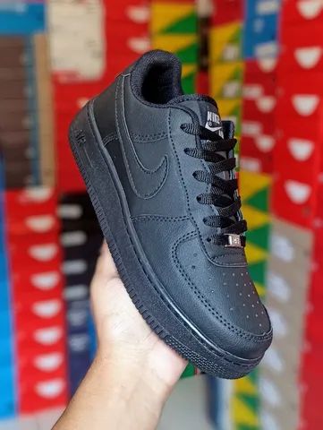 Artwalk TÃªnis Nike Air Force Infantil Preto Tênis Masculino Tenis