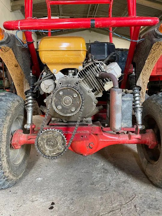 Motor Subaru EH41 13.5HP Estacionário com partida eletrica Mini Buggy Sapo Kart - Foto 4