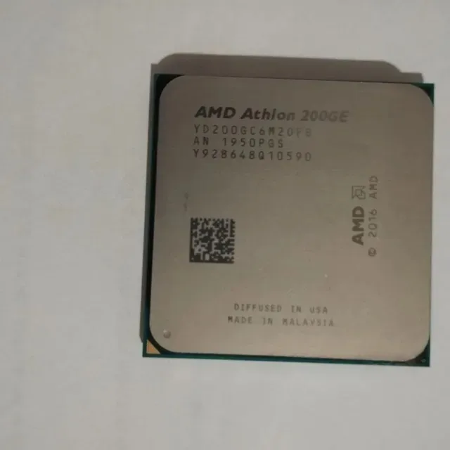 V/T amd Athlon 200GE