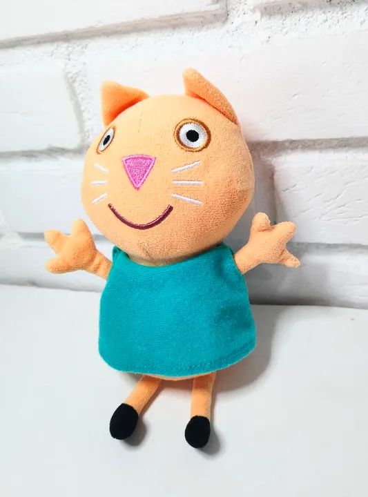 Boneca Pelúcia Candy Gato da Peppa Pig Ty - Foto 3