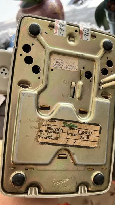 Telefone de Mesa Ericsson Original dos Anos 80 - Modelo de Disco Vintage - Foto 3