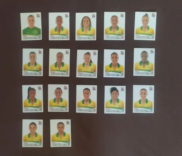 Figurinhas do Brasil Copa Feminina 2015