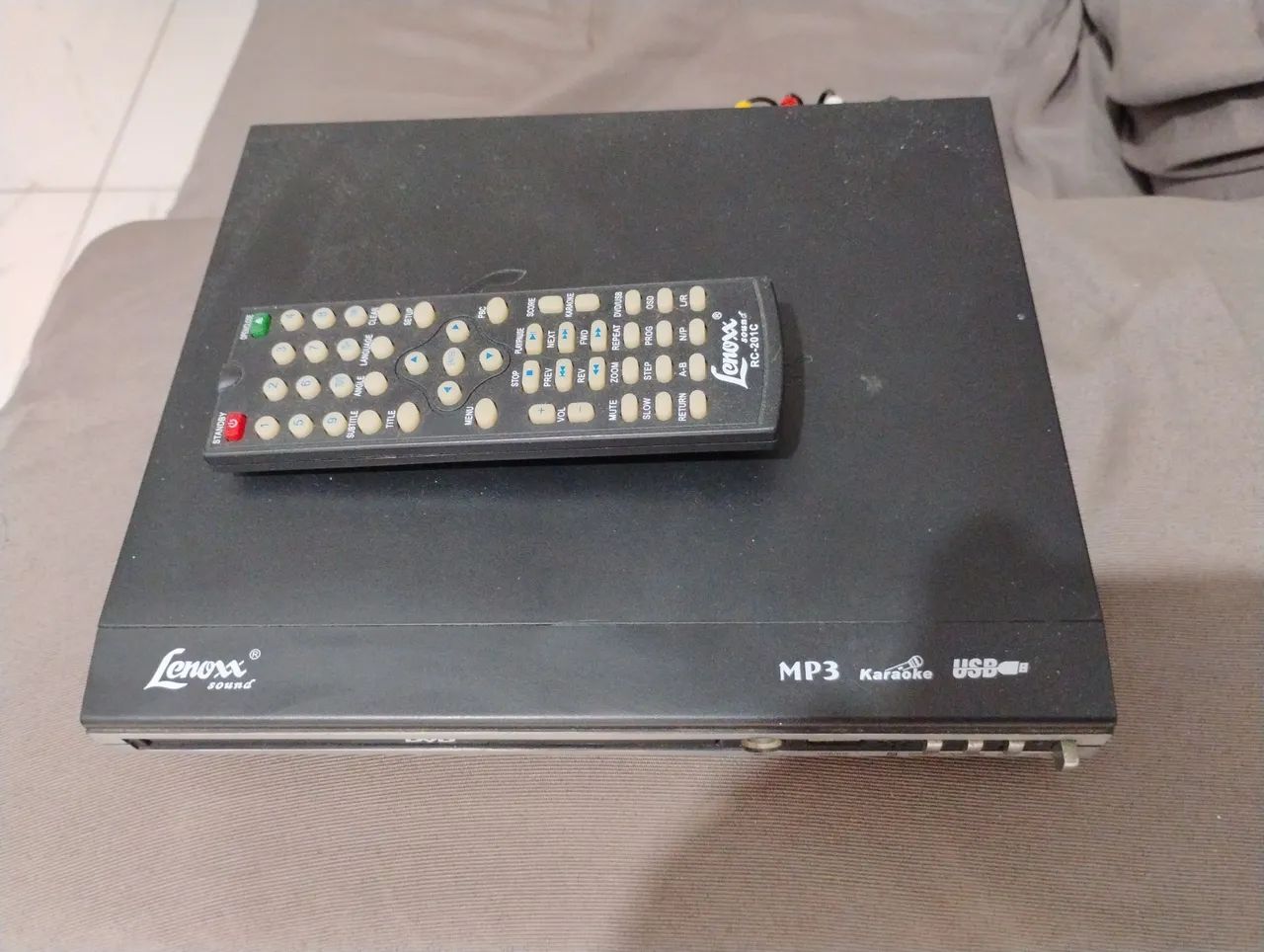 DVD Player Lenoxx MP3 Karaoke com USB
