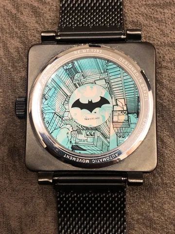 Relógio Automático Masculino Dc Comics Batman Preto - Foto 2