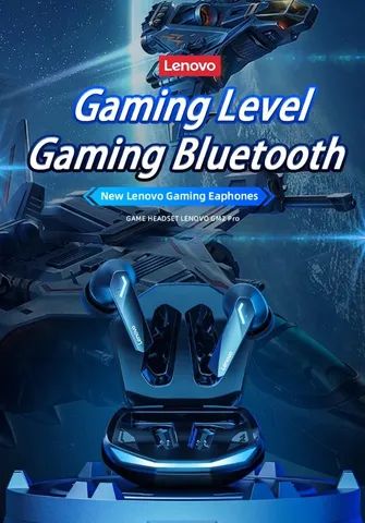 Fone De Ouvido Gamer Sem Fio Lenovo Gm2 Pro - Foto 4