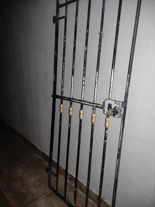 Portão de Ferro com Detalhes em Ouro - Foto 6