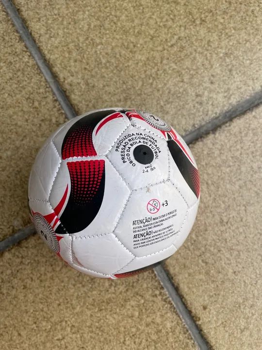 Bola de futebol tamanho 2, futebol infantil seguro PVC branca, para ensino de crianças - Foto 2