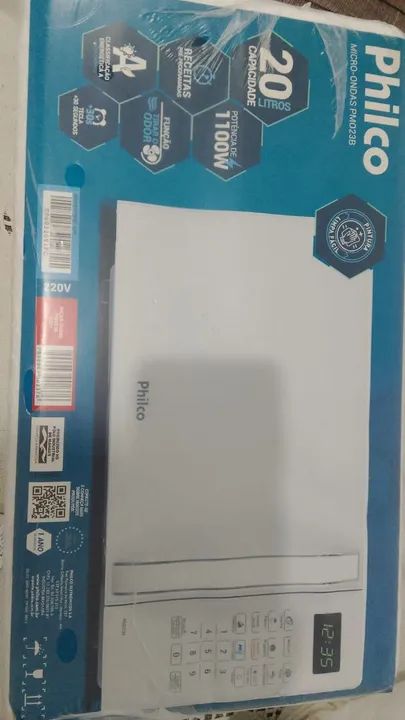 Micro-ondas Philco 20 Litros 1100W PM023B