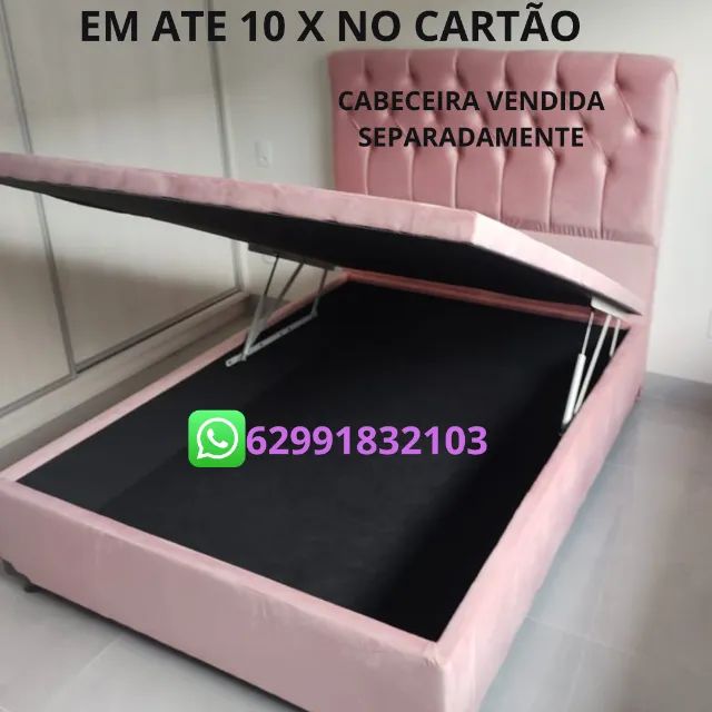Box Baú Casal inteiro com um ano de garantia - Foto 4