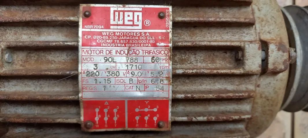 Motor de indução trifásico - WEG - Foto 5