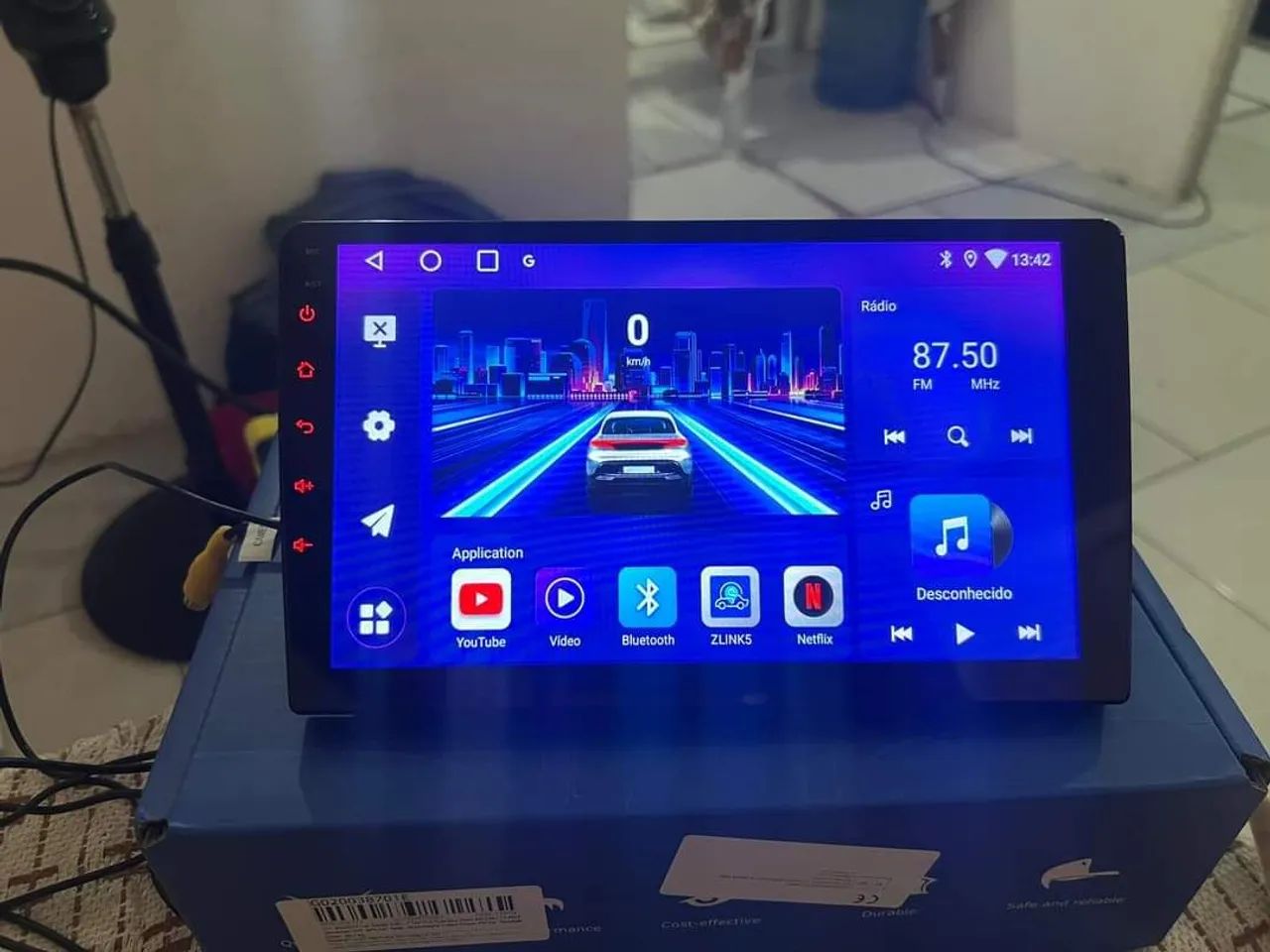 Sonic Multimídia Nimus 4G Android, Carplay, Wifi, GPS Offiline, , Waze