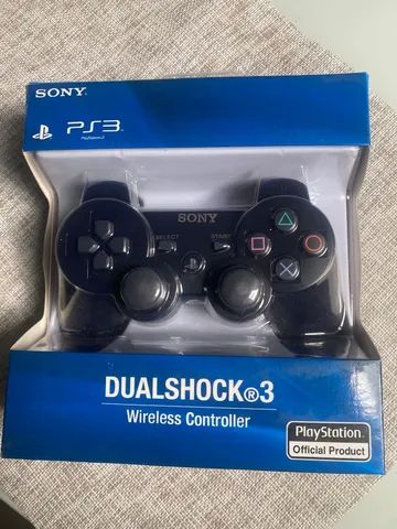 Controle PS3 DualShock 3, sem fio