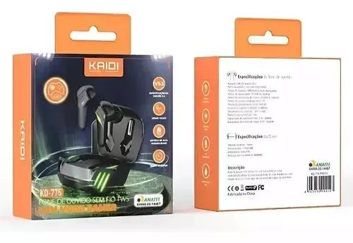 Fone Gamer Kaidi Tws Kd-775 Bluetooth Sem Fio 007475 - Foto 3