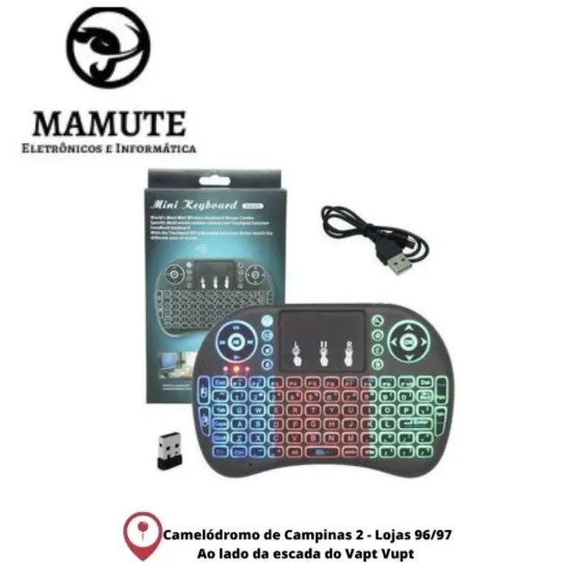 Mini Teclado Wirelless Iluminado