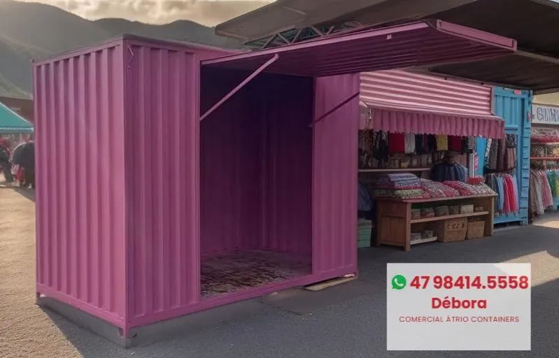 Container lanchonete cores a escolha personalizado  - Foto 3