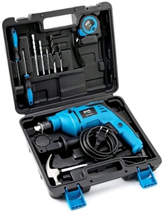 Furadeira/Parafusadeira de impacto 650W 127V Com Maleta e acessórios  - Foto 6