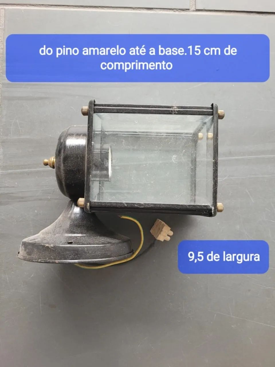 4 lustres de parede na cor preta - Foto 3