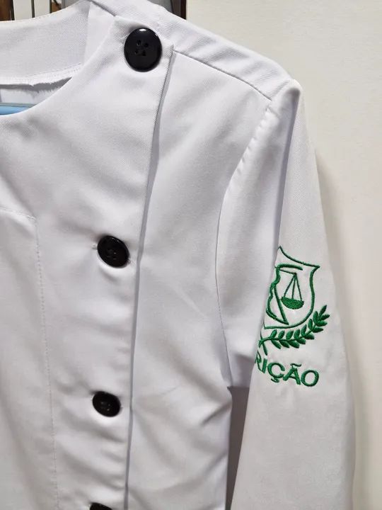 Jaleco Branco Feminino - Novo - Foto 2