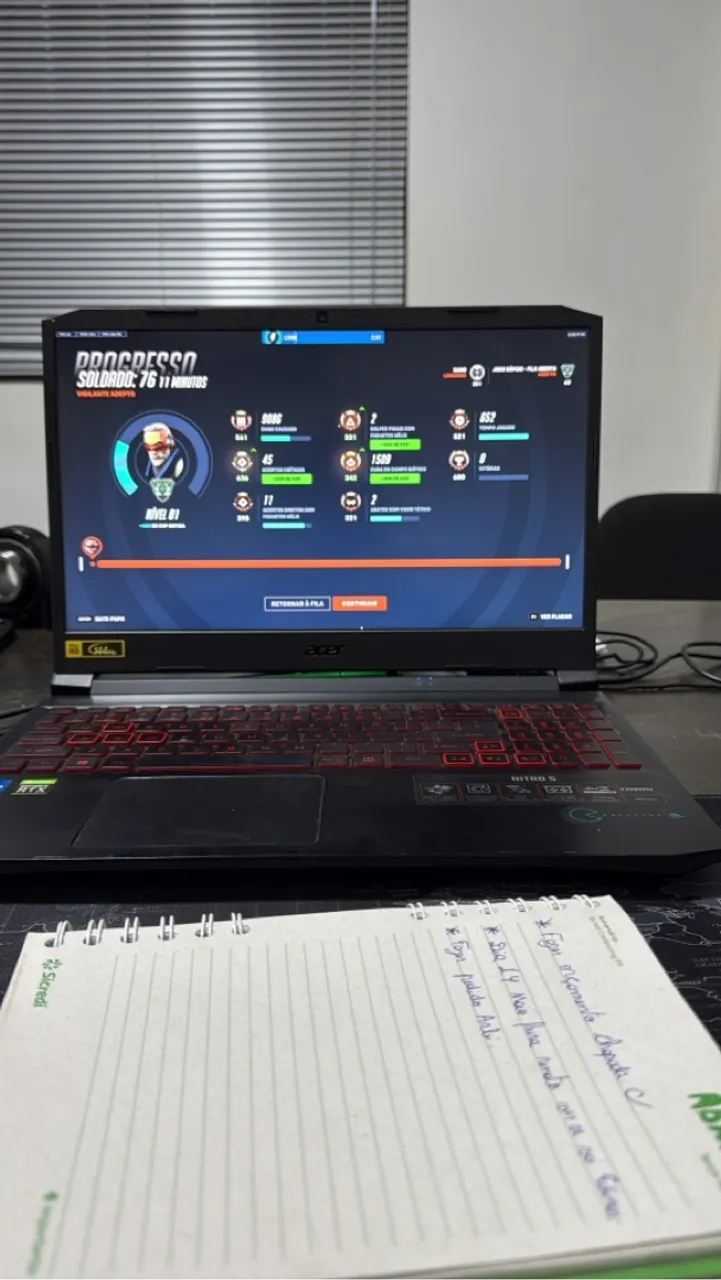 Notebook Gamer Acer Nitro 5