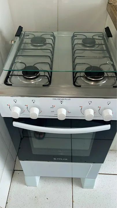 Fogão 4 bocas Branco