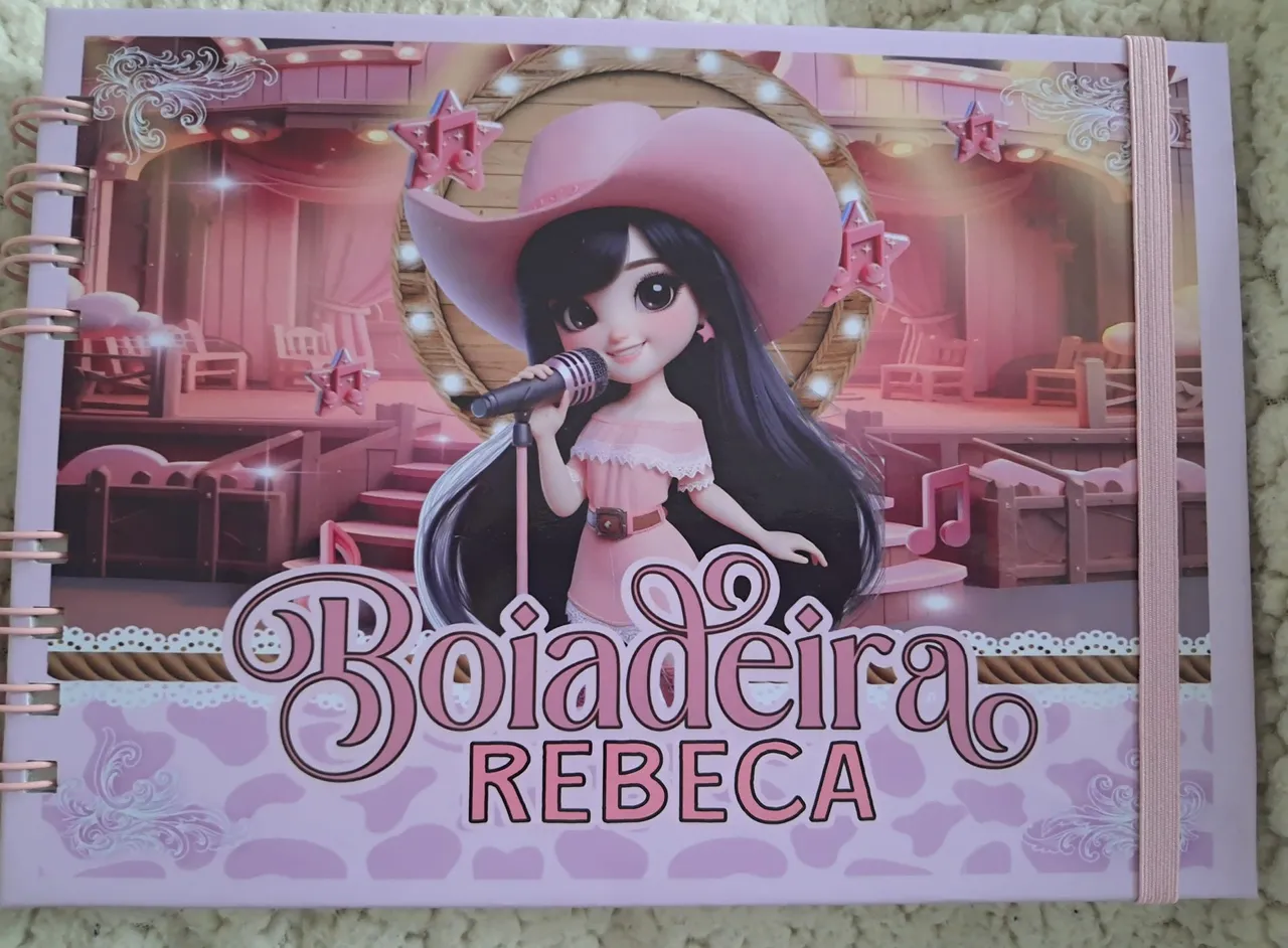 Livro para colorir (estilo Bob goods) A Boiadeira Rebeca - Papelaria