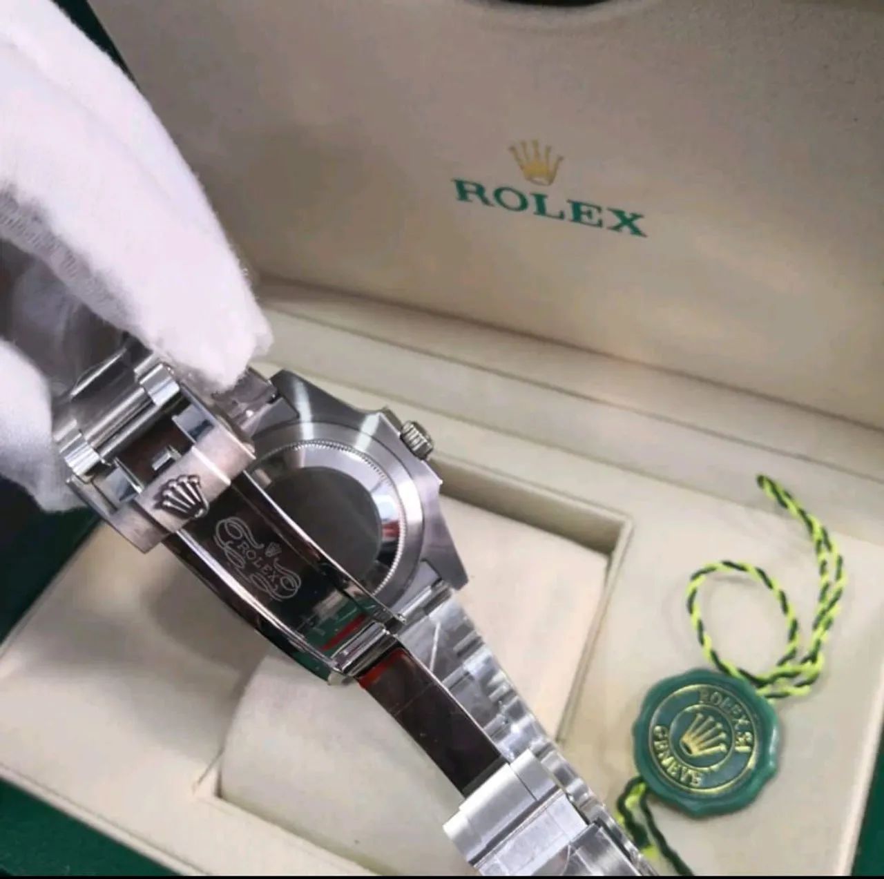 Rolex Submariner bezel azul visor preto linha Premium AAA+suíço - Foto 5