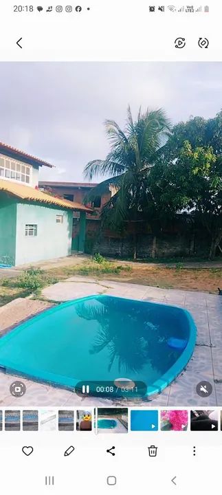 Casa com piscina para temporada Jauá camacari