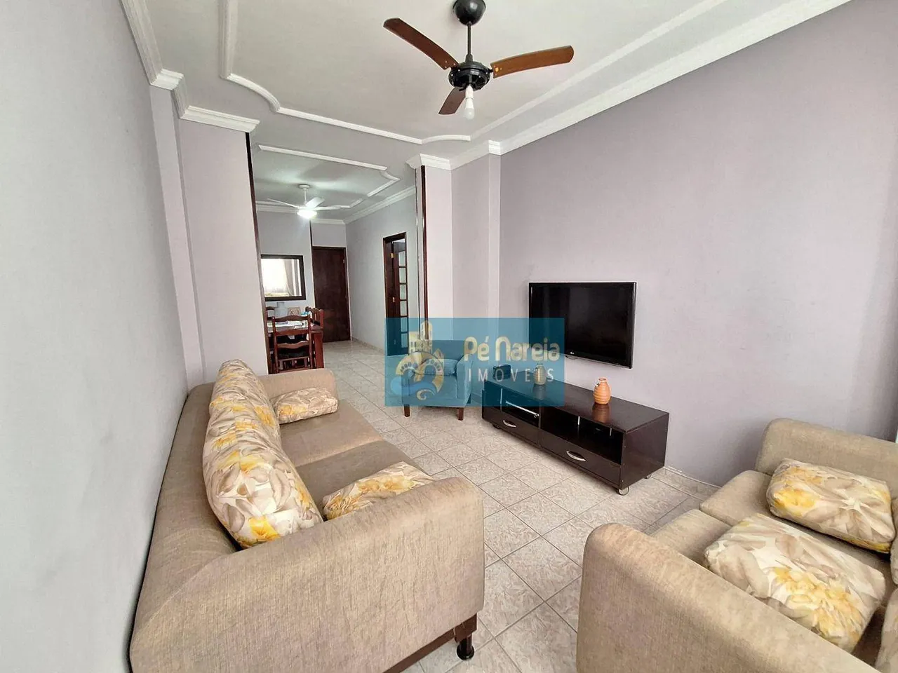 Apartamento com 2 dormitórios para alugar, 82 m² por R$ 3.000,00/mês - Canto do Forte - Pr