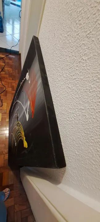Conjunto de 3 quadros abstratos - Foto 4