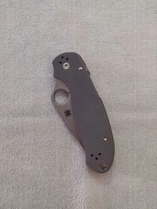 Spyderco Paramilitary 3 Naxamet  C223GPDGY s/ caixa - Foto 3